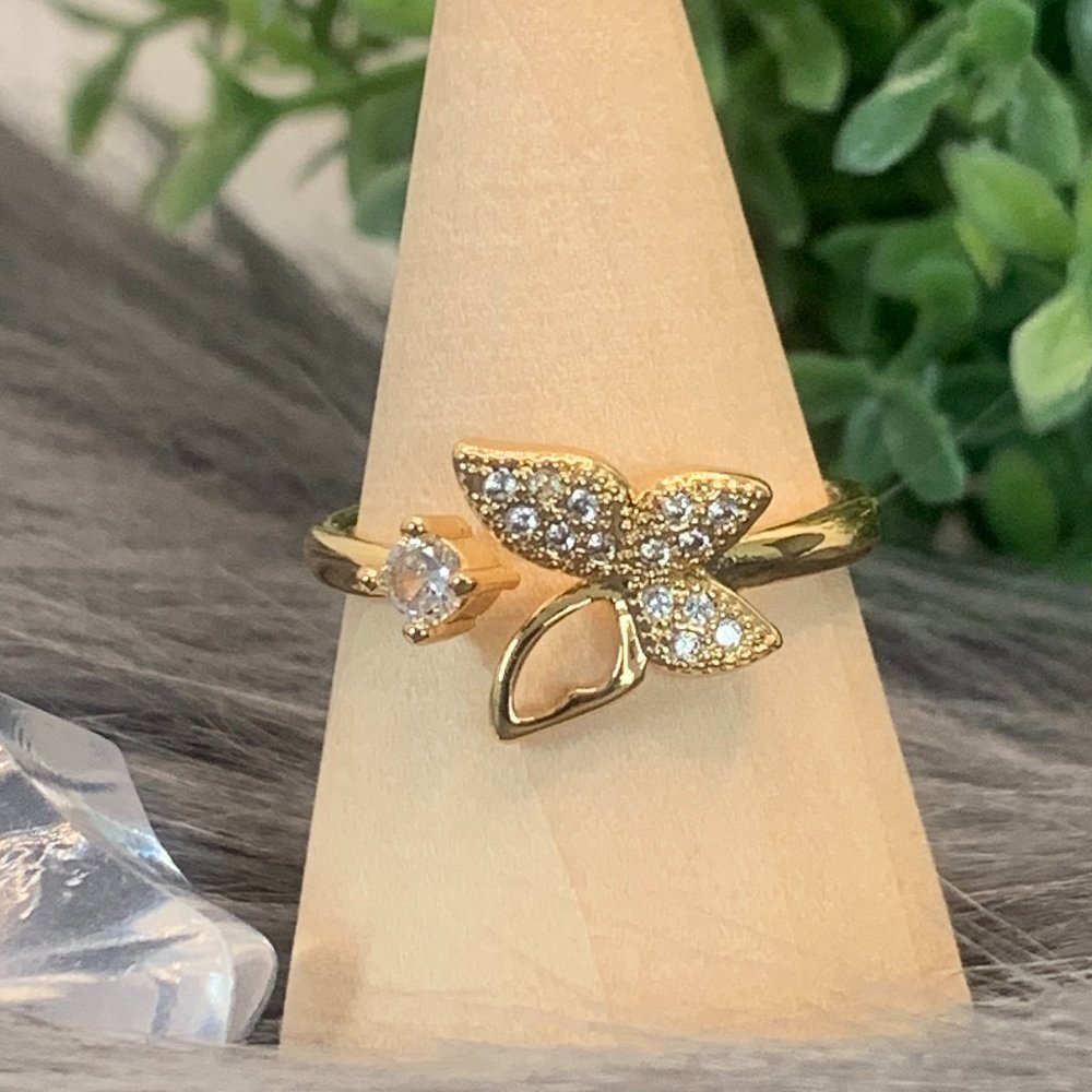 NEW Stainless Steel Butterfly Ring - Picture 4 of 4